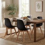 Stoelen KITO zwart | Polypropyleen | Laatste Stuks!, Zwart, Nieuw, Ophalen of Verzenden, Vier