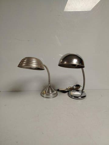 Bureaulamp (2) - Aluminium, Staal - de jaren zeventig
