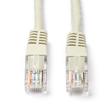 Netwerkkabel | Cat5e U/UTP | 20 meter (Grijs), Verzenden, Nieuw