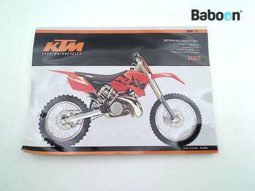 Instructie Boek KTM 250 SX 2003-2006 (321060), Motoren, Verzenden, Gebruikt