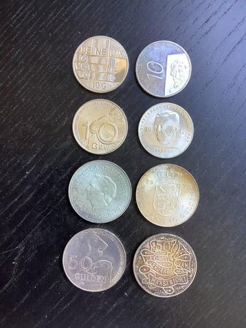 Nederland. 1970-1997 (Zonder minimumprijs), Postzegels en Munten, Munten | Nederland
