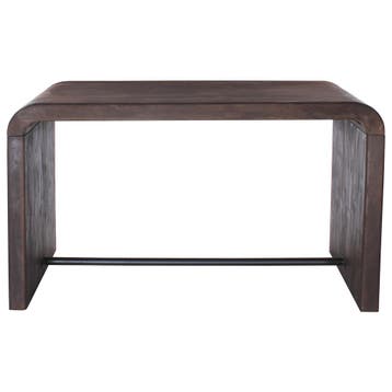 Bartafel - Notenhout - H 115 x B 300 x D 100 CM - G-Line, Verzenden, Nieuw in verpakking