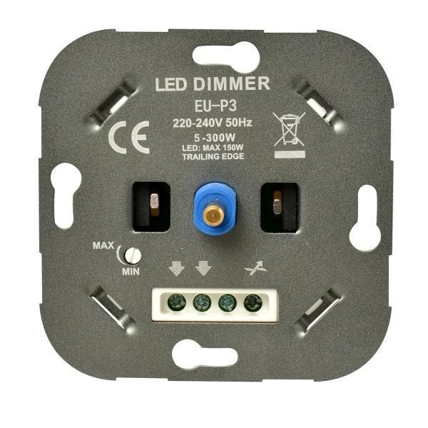 Ratio LED muurdimmer 5 - 150W inbouw, Doe-het-zelf en Verbouw, Elektra en Kabels, Stopcontact, Nieuw
