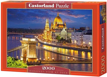 Budapest view at dusk Puzzel (2000 stukjes) | Castorland -, Verzenden, Nieuw
