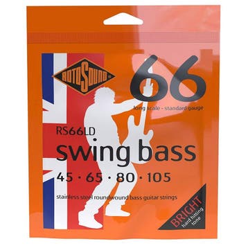 Rotosound RS66LD Swing Bass 66 Snarenset Basgitaar Stainless, Ophalen of Verzenden, Nieuw