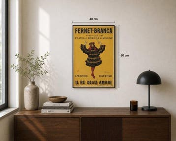 Leonetto Cappiello - Manifesto pubblicitario Fernet Branca –
