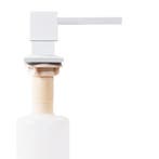 REA Inbouw zeepdispenser - rechthoekig - 330 ml - mat wit..., Ophalen of Verzenden, Nieuw