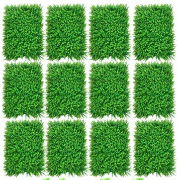 Set van 12 Kunsthaag Panelen – Buxus Groene Wandpanelen, Verzenden, Nieuw