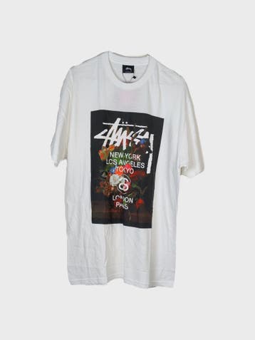 Stussy T-shirt Heren maat  Wit, Wit, Stussy, Overige maten, Ophalen of Verzenden