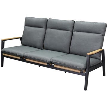 Alzano stoel bank lounge diningset 4 delig verstelbaar, Tuin en Terras, Tuinsets en Loungesets, Ophalen of Verzenden, Nieuw, Aluminium