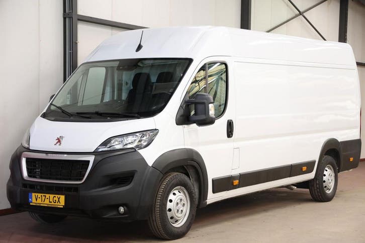 Peugeot Boxer 435 2.2 BlueHDi 140PK L4H2, Auto's, Bestelauto's, Lease, Handgeschakeld, Wit, Peugeot, Financial lease, Stof, Diesel