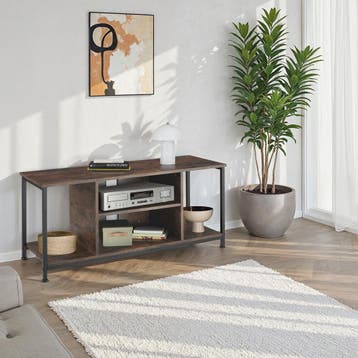 TV-meubel met 4 open vakken en verstelbare plank, Verzenden, Nieuw