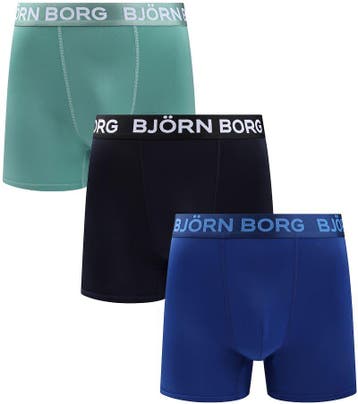 Bjorn Borg Boxers Microfiber 3Pack Multicolour maat M Heren, Verzenden, Blauw, Bjorn Borg, Boxer