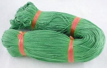 10 meter Waxkoord katoen 1 mm – donker mosgroen, Ophalen of Verzenden, Nieuw, Draad