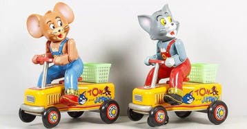 Masudaya - Blikken speelgoed - Tom and Jerry - 1960-1970 -, Antiek en Kunst, Antiek | Speelgoed