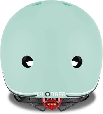 Globber Helm Go up met Lichtjes in Pastel Groen, Ophalen of Verzenden, Zo goed als nieuw, Onbekend