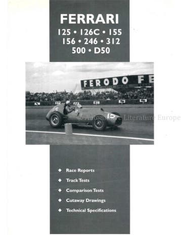 FERRARI 125 | 126C | 155 | 156 | 246 | 312 | 500 | D50, Nieuw, Ferrari, Author