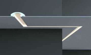 LED sierlijst voor indirecte verlichting XPS (165 x 60 mm), Ophalen of Verzenden, Nieuw