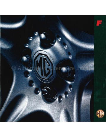 1995 MG MGF BROCHURE DUITS, Boeken, Nieuw, Author