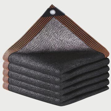 Zonnebranddoek Zwart 6x3m - UV-Bescherming en Schaduwdoek me, Verzenden, Nieuw
