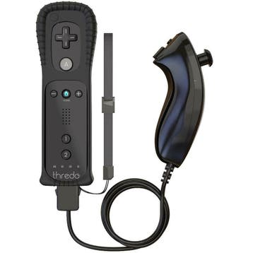 Thredo Remote Controller + Nunchuk voor Nintendo Wii / Wii U, Spelcomputers en Games, Verzenden, Nieuw, Draadloos, Wii-mote of Nunchuck