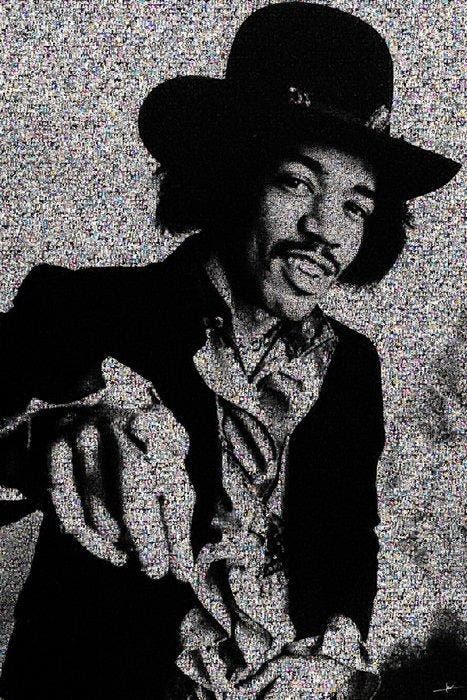 David Law - Crypto Jimi Hendrix Experience 1968, Antiek en Kunst, Kunst | Designobjecten