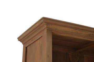 Boekenkast met lades – massief hout –teak– in kleur mogelijk, 100 tot 150 cm, Landelijk, klassiek, modern, vintage, brocante, robuust