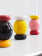 Alessi - Ettore Sottsass - Zout- en pepervaatjes - Twergi