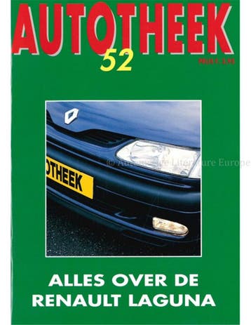 ALLES OVER DE RENAULT LAGUNA, AUTOTHEEK 52, Nieuw, Renault, Author