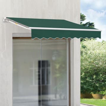 Zonnescherm Bitonto luifel handbediend met knikarm 250x200 c, Verzenden, Nieuw