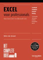 Excel voor professionals / Het complete boek 9789463563017, Verzenden, Gelezen, Wim de Groot