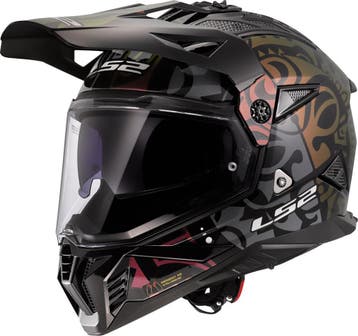 LS2MX702PioneerIIRangiZwart06AdventureMotorhelm, Motoren, Nieuw met kaartje, Overige merken, Heren, Offroadhelm