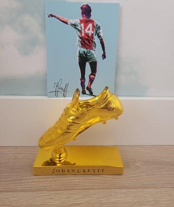 Johan Cruyff - Gouden Schoen-trofee + fotografie, Verzamelen, Nieuw