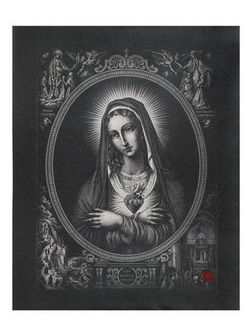 Cuore Immacolato – Afdruk op Leer 84,50 x 68,00 CM -