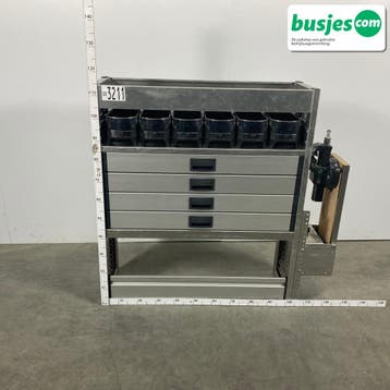Aluca bedrijfswageninrichting 1005x320x1150mm (3211), Ophalen of Verzenden