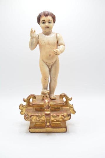 Escuela Española (Siglos XVIII - XIX) - sculptuur, Niño