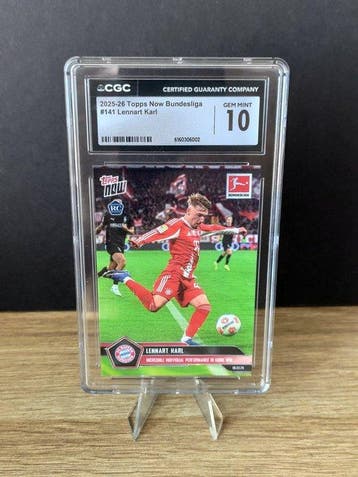 Topps Now Lennart Karl - Rookie - CGC 10 Graded card, Nieuw