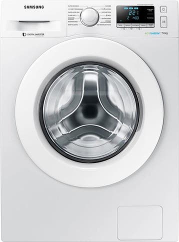 Samsung  Ww70j5486mw Wasmachine 7kg 1400t, Ophalen of Verzenden, Zo goed als nieuw, Voorlader, 85 tot 90 cm