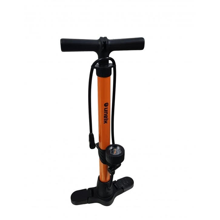 uneik Pomp12-02 - Fietspomp - Met Manometer - Oranje, Fietsen en Brommers, Fietsaccessoires | Overige Fietsaccessoires, Nieuw