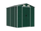 Veiling - VidaXL metalen tuinschuur groen 215x191x198cm, Nieuw