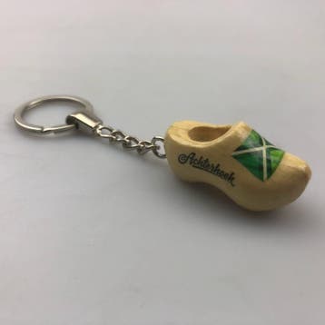 Sleutelhanger met 1 klompje van 4 cm met vlag Achterhoek, Ophalen of Verzenden, Nieuw