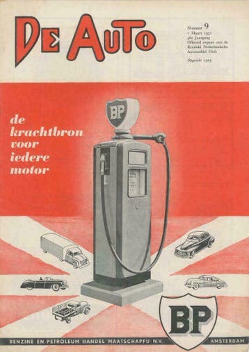 1951 De Auto magazine 9 46e Jaargang Nederlands, Verzenden, Gelezen, Algemeen