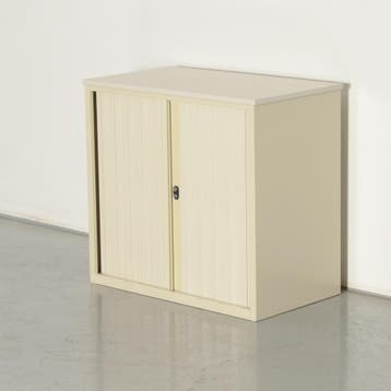 Drentea roldeurkast, creme, 74 x 80 cm, incl. 1 legbord, Ophalen of Verzenden, Nieuw