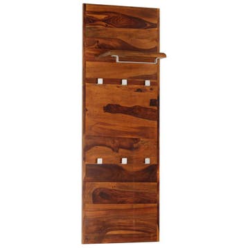 vidaXL Kapstok 118x40 cm massief acaciahout, Verzenden, Nieuw