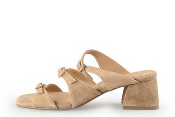 Manfield Muiltjes in maat 37 Beige, Verzenden, Beige, Overige typen, Zo goed als nieuw