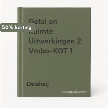Getal en Ruimte Uitwerkingen 2 Vmbo-KGT 1 9789011104129, Boeken, Verzenden, Gelezen, Delahaij