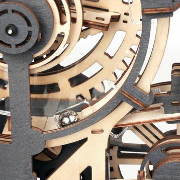 Robotime Marble Night City Houten Rad Knikkerbaan DIY Knu..., Verzenden, Nieuw