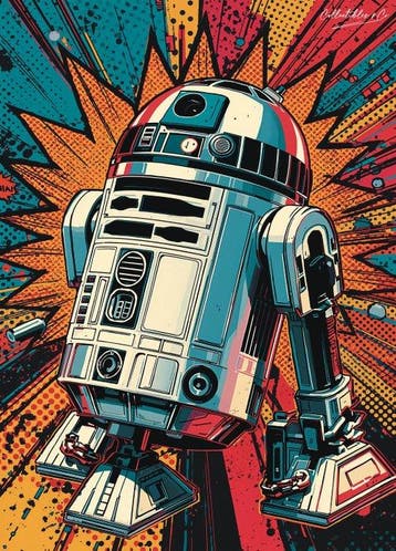 Collectibles & Co. - Pop Art Style - “Star Wars: R2D2” by, Nieuw in verpakking