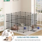 2dekans | Eugad Puppyren 142x72x72 cm - Opvouwbare Metalen, Ophalen of Verzenden, Zo goed als nieuw