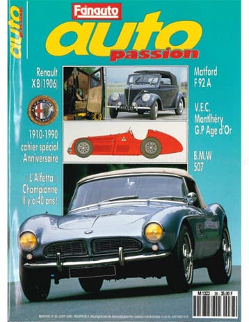 1990 AUTO PASSION TIJDSCHRIFT 38 FRANS, Nieuw, Author